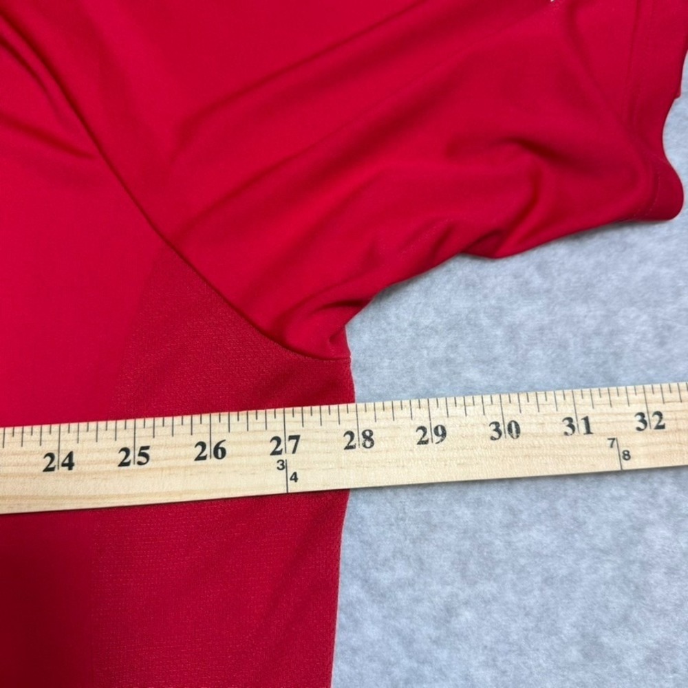 Rawlings Mens 3XL Red Short Sleeve Performance Baseball Training Shirt SSBASE - Picture 5 of 6